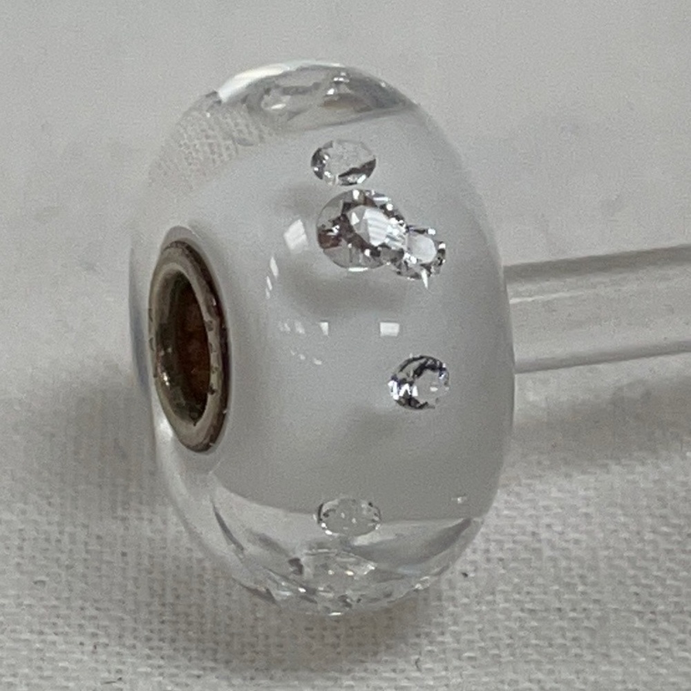 💎 Trollbeads The Diamond Bead (White)